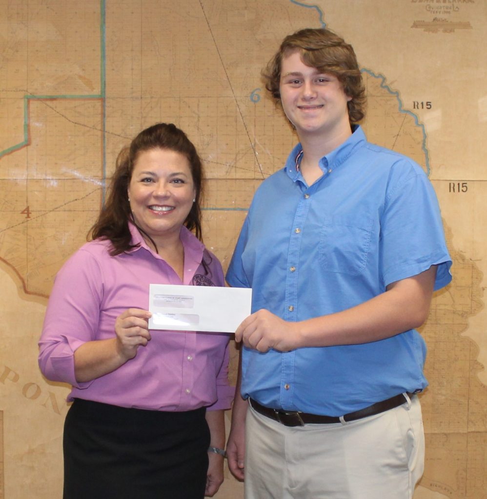 Henry awards Louisiana Clerks of Court Association Scholarship St Henry awards Louisiana Clerks of Court Association Scholarship St